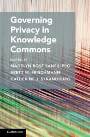 Governing Privacy in Knowledge Commons cover